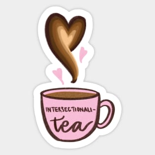 Intersectionali-tea Sticker